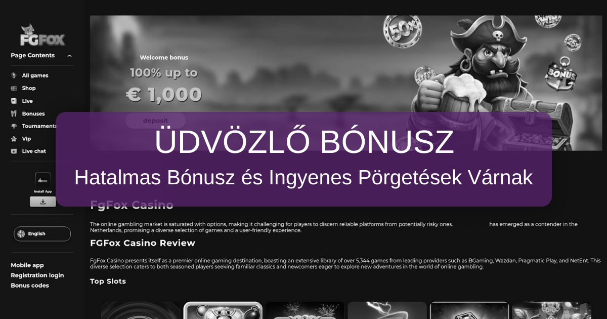 FgFox Casino Magyarország