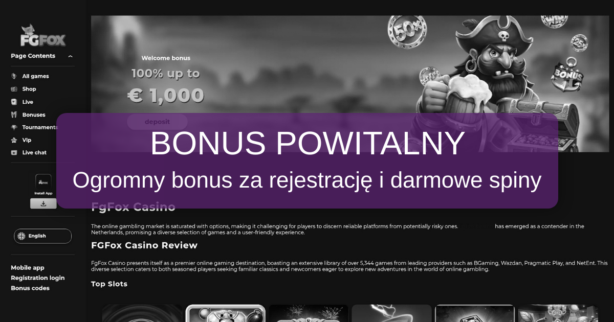 FgFox Casino Polska